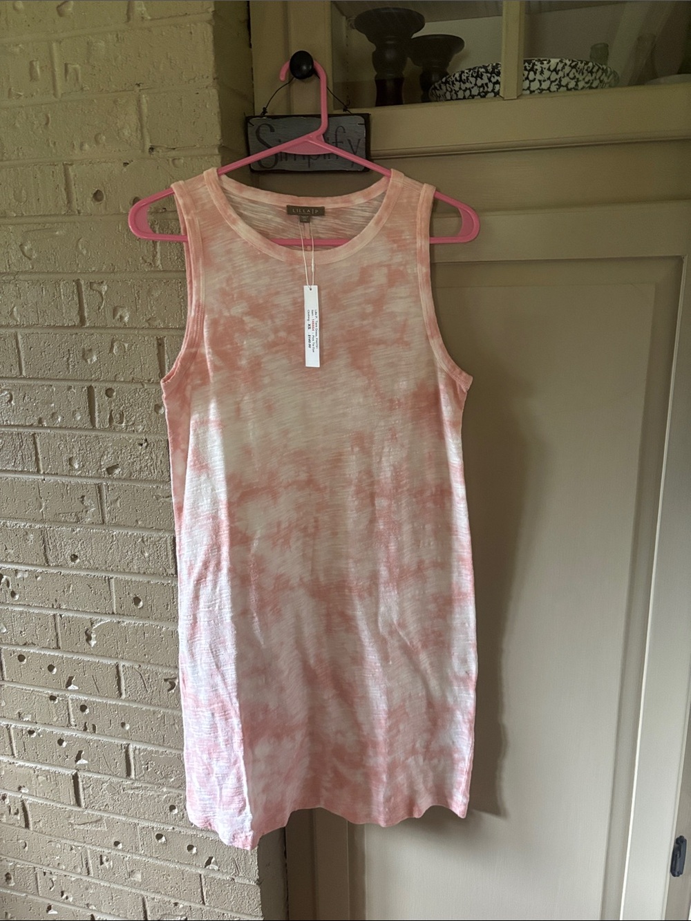 LILLA P Tie-Dye Tank Dress